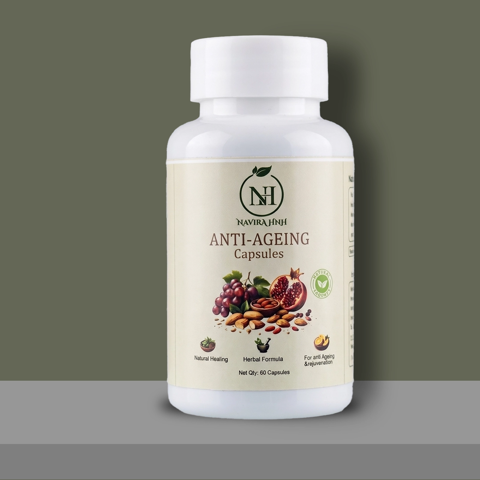 Anti Ageing Capsules | Herbal Supplement with Antioxidant Botanicals for Skin Wellness